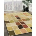 thumbnail image 3 of Ahgly Company Machine Washable Indoor Square Transitional Brown Gold Area Rugs, 8' Square, 3 of 7