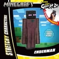 thumbnail image 2 of Heroes of Goo Jit Zu Minecraft Enderman Action Figure, 2 of 6