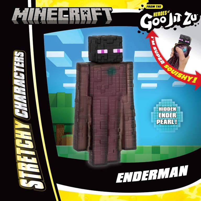 Heroes of Goo Jit Zu Minecraft Enderman Action Figure, Purple Goo