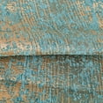 thumbnail image 3 of Home Soft Things Jacquard Chenille Big Zipper Throw Pillow Cover 2 Piece Set - Teal/Camel - 20" x 20", 3 of 5