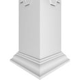 thumbnail image 5 of Ekena Millwork 10"W x 8'H Craftsman Classic Square Non-Tapered Westmore Fretwork Column w/ Crown Capital & Crown Base, 5 of 8