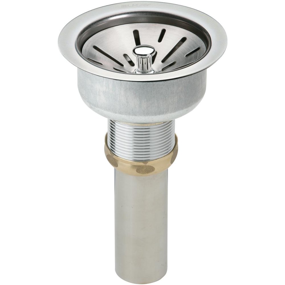 Elkay 31/2" Drain Fitting Type 304 Stainless Steel Body, Strainer