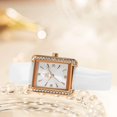 thumbnail image 4 of Reloj rectángulo de las mujeres con el reloj cuadrado de forma de tanque clásico de bisel de cristal con bisel cristal esquí esquí Gafas de esquí, 4 of 5
