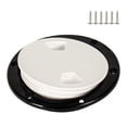 thumbnail image 4 of Marine Inspection Deck Plate Leakproof Round Convenient Assemble Anti Slip Surface Durable Accessories Rubber O Rings 4inch Black Edge, 4 of 10