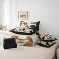 thumbnail image 6 of Homewish Cow Print Twin Bedding Sets 7-Piece for Kids Children Teens,Farmhouse Animal Bedding Comforter Set Microfiber,Rustic Retro Vintage Breathable Sheet Sets,Super Cozy Room Decor,Reversible, 6 of 8