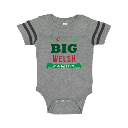 

Inktastic Big Welsh Family Funny Reunion Gift Baby Boy or Baby Girl Bodysuit
