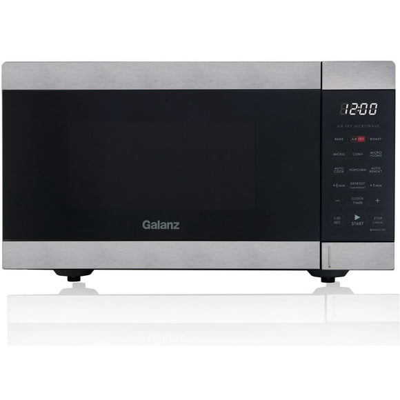 Galanz 0.9 cu.ft. 3 in 1 Airfry Microwave, Stainless Steel