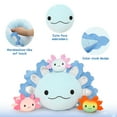 thumbnail image 7 of MaoGoLan 23.5" Giant Axolotl Stuffed Animals with 3 Babies Inside Large Axolotl Plush Toy, 7 of 7