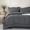 Gray, variant on YEPCLUB Full Size Comforter Set, 7-Piece Bed in a Bag, Ultra Soft Reversible All Season Bedding Set with Sheets, Pillowcases & Shams, Black and Red