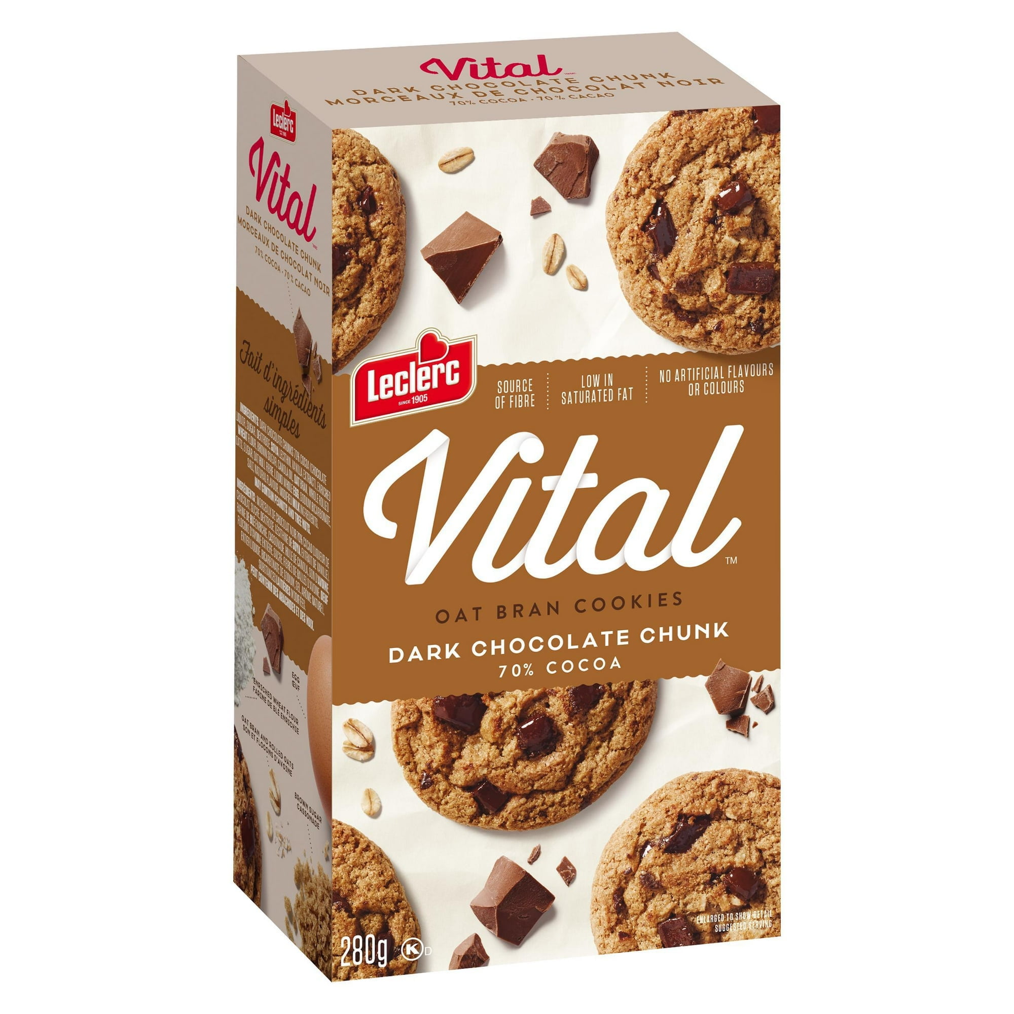 Biscuits Vital Morceaux de Chocolat Noir
