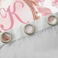 thumbnail image 4 of Homewish Kids Personalized Gifts Black Out Curtains,Bowtie Latter R Curtains Pack of 2 (42x63 Each),Pink Bow Knot Bedroom Curtains For Girls Teens,Lightweight Room Decoration, 4 of 6