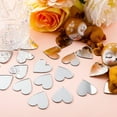 thumbnail image 1 of Xihbxyly Pegatinas Acrílicas de Corazón para Espejo, Fáciles de Instalar, Decoración de Pared Versátil, Hermoso Diseño En Forma de Corazón, para Baño, Sala de Estar, Dormitorio, Gimnasio, Juego de 10, 1 of 7