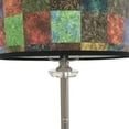 thumbnail image 3 of Royal Designs 28" Crystal and Brushed Nickel Buffet Lamp with Colorful Patchwork Design Hard Back Lamp Shade, Set of 2, 3 of 6