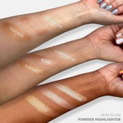 Glo Skin Beauty Skin Glow Powder Highlighter | Clean Mineral Cheek Highlighter | 3 Shimmery Shades, Champagne