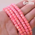 thumbnail image 4 of U8MO Foil Coated 4mm 6mm 8mm Cube Faceted Cut Opaque Glass Loose Beads lot-Deep Blue-8mm 30pcs, 4 of 5