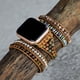 thumbnail image 3 of Correa de reloj bohemia compatible con Apple Watch de 38 mm/40 mm/41 mm, correa de reloj bohemia hecha a mano para Iwatch Series 7/6/5/4/3/2/1/SE para mujeres y niñas JM, 3 of 5