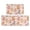 Pastel Cat and Meow Pink Pattern, variant on Pastel Cat and Meow Pink Pattern Anti Fatigue Kitchen Rugs Set Of 2, Non Slip Washable Decorative Floor Mats for Kitchen Sink Laundry, 17"x30" and 17"x47"