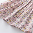 thumbnail image 5 of B91xZ Robe Décontractée en Coton pour Fillette, Printemps Été, Manches Longues, Col Ras du Cou, Robe en Tricot 2-9 Ans, Rose 5-6 Ans, 5 of 5
