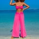 thumbnail image 5 of Traje de baño de 2 piezas para mujer, trajes de baño para mujer, traje de baño de color liso para mujer + bañador y bikini de moda con abertura, traje de baño de nailon para mujer, 5 of 5