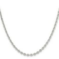 thumbnail image 2 of Chisel Stainless Steel 3.4mm 24in Cable Chain Necklace, 2 of 4