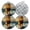 Black3898, variant on 4 PCS Pot Holders for Kitchen,Potholders Sets with Hook for Oven,Cooking,Baking,Ornate - Patterned Canine Illustration