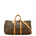 thumbnail image 1 of Pre-Owned Louis Vuitton Monogram Keepall Bandouliere 55 Boston/Shoulder Bag, 2-Way,... (Fair), 1 of 17