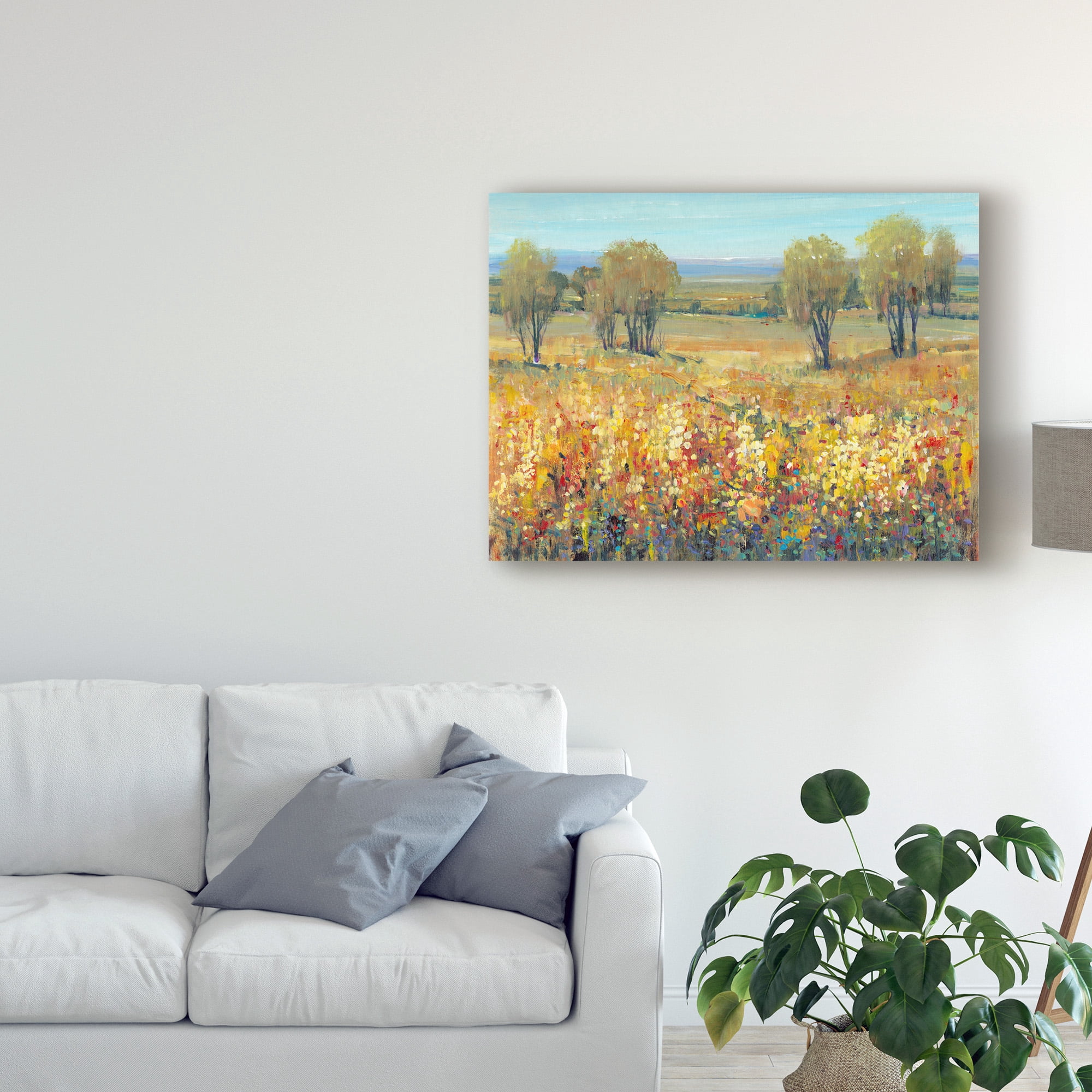 Trademark Fine Art 'Golden Fields II' Canvas Art by Tim OToole