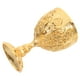 thumbnail image 5 of Copa de vino de latón Copa de cáliz Taza vikinga medieval dorada Recipiente para beber gótico Copa de altar budista de metal Taza para beber del Santo Grial Taza de ofrenda de agua de Buda vintage, 5 of 6