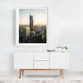 thumbnail image 2 of Palace of Culture and Science Views 07 - Warsaw Mazowieckie Poland Photography Cityscape Architecture Skyline Travel Poster Scenic White Framed Wall Art Print 6 x 8 inches, 2 of 3