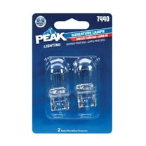 PEAK Miniature Automotive Bulb T5 7440 - 13.5 Volt - 2 Pack