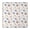 Baseball Uniform Pattern, variant on Baseball Hats Pattern Square Fitted Tablecloth with Elastic Edge,Square Table Cover,Washable Elastic Table Cover for Home Kitchen Party Decor 34"x34"