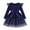 Blue, variant on Girls Tutu Dress Ruffles Long Sleeve Blue Girls Dress Sparkly Tulle Dresses for Girls Winter Dress Valentines Girls Dress 4-5 Years