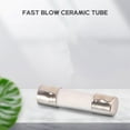 thumbnail image 4 of 10Pcs 250V 0.5A 500mA Fast Blow Ceramic Fuses Tubes 5mm x 20mm, 4 of 8