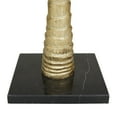 thumbnail image 5 of 12" x 27" Gold Polystone Palm Tree Sculpture, by DecMode, 5 of 8