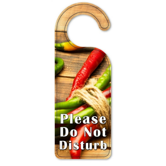 Do Not Disturb Door Knob Hanger Sign - Chilis