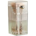 thumbnail image 2 of Nvzi Makeup Brush Holder with Lid Cosmetic Tools Organizer Clear Dustproof Cosmetic Brushes Storage with Slots (Clear), 2 of 5