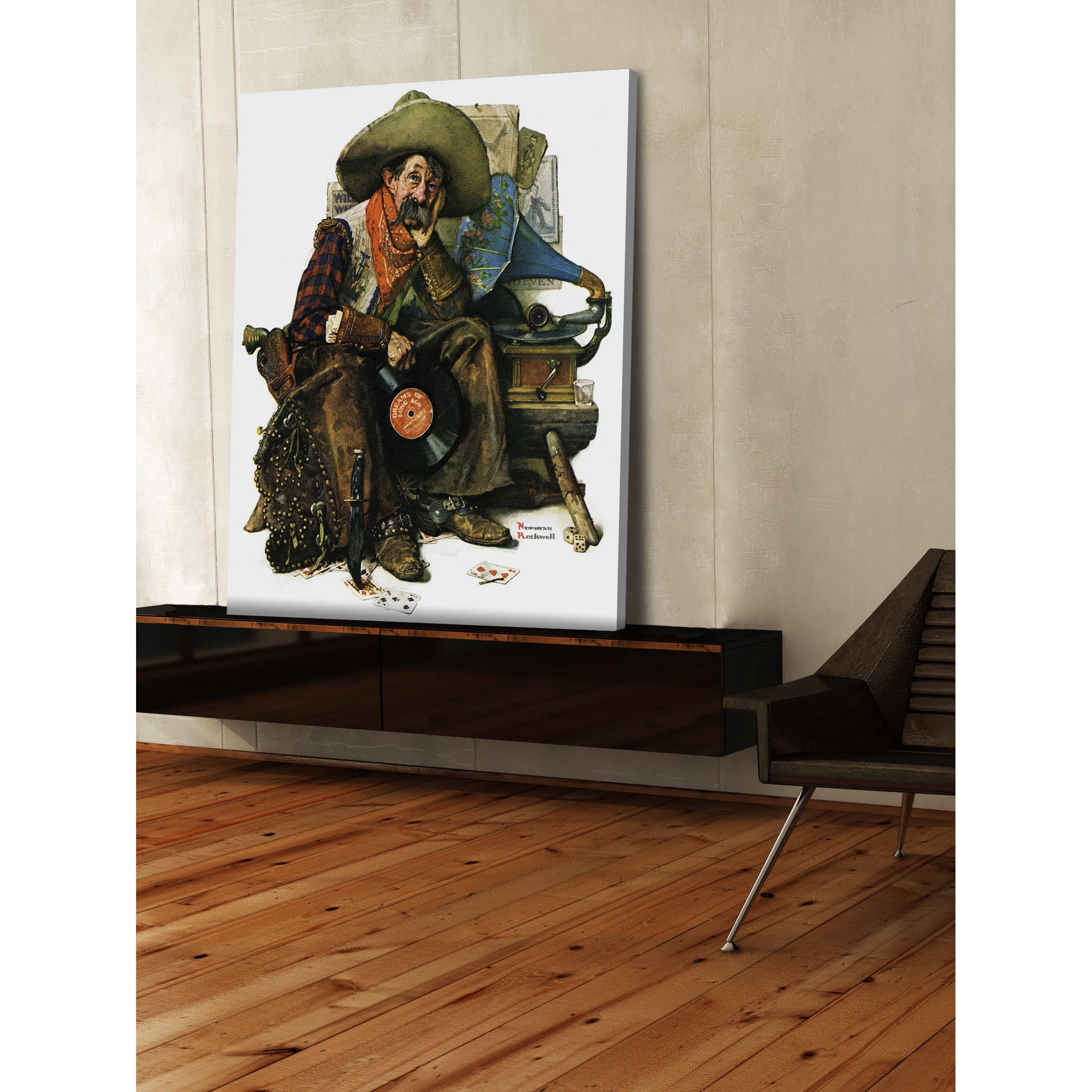Marmont Hill "Dreams of Long Ago" by Norman Rockwell Painting Print on Canvas