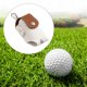 thumbnail image 5 of Sonducket Mini bolsa de golf PU cuero bola Tees soporte bolsa entrenamiento práctica cintura cinturón hebilla organización transporte Golf Cafe Blanco Sonducket OD023266-02, 5 of 6