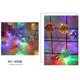 thumbnail image 5 of Cadena de lámpara 6 pies 10LED Luces de cadena de globo Luces colgantes decorativas Bolas Luces de cadena de hadas Iluminación de la Copa del mundo alimentada por batería para patio de jardín al aire Abanopi Cadena de lámpara, 5 of 7