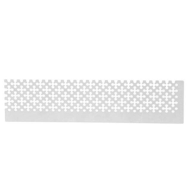 Guardoinrt 1pc 5D Mesh Grid Ruler Stainless Net Drawing Embroidery Art Tool Diamonds Template Accessories Tools Round drill rule