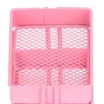 thumbnail image 3 of 3 Tier Storage Rack Simulation Movable 1:12 Trolley Rack with WheelsPink, 3 of 8