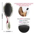 thumbnail image 6 of Multicolor Christmas Tree Pattern Hair Brush,Girls Detangling Hair Brush,Glide Through Tangles with Ease for Wet & Dry Hair,8.8"X2.8", 6 of 7