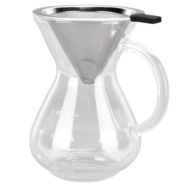 Contrôle Précis de l'Infusion, Goutteur à Café Premium, Micro Filtre en Maille, Filtre Conique en Acier Réutilisable, Excellent Cadeau, Cafetière avec Filtre en Acier Inoxydable pour un Contrôle Précis de l'Infusion