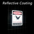 thumbnail image 3 of 2Pack Caution Tiny Raptors Sign Aluminum Chicken Coop Signs for Farm Kitchen Rooster Hen House Decor Beware of Chicken Signs for Chicken Lady Lovers 7x10inches Waterproof Colorful, 3 of 9