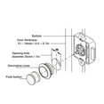 thumbnail image 3 of Serrure de Porte de Placard Sans Clé pour RV, Yacht, Camping-Car, et, 3 of 7