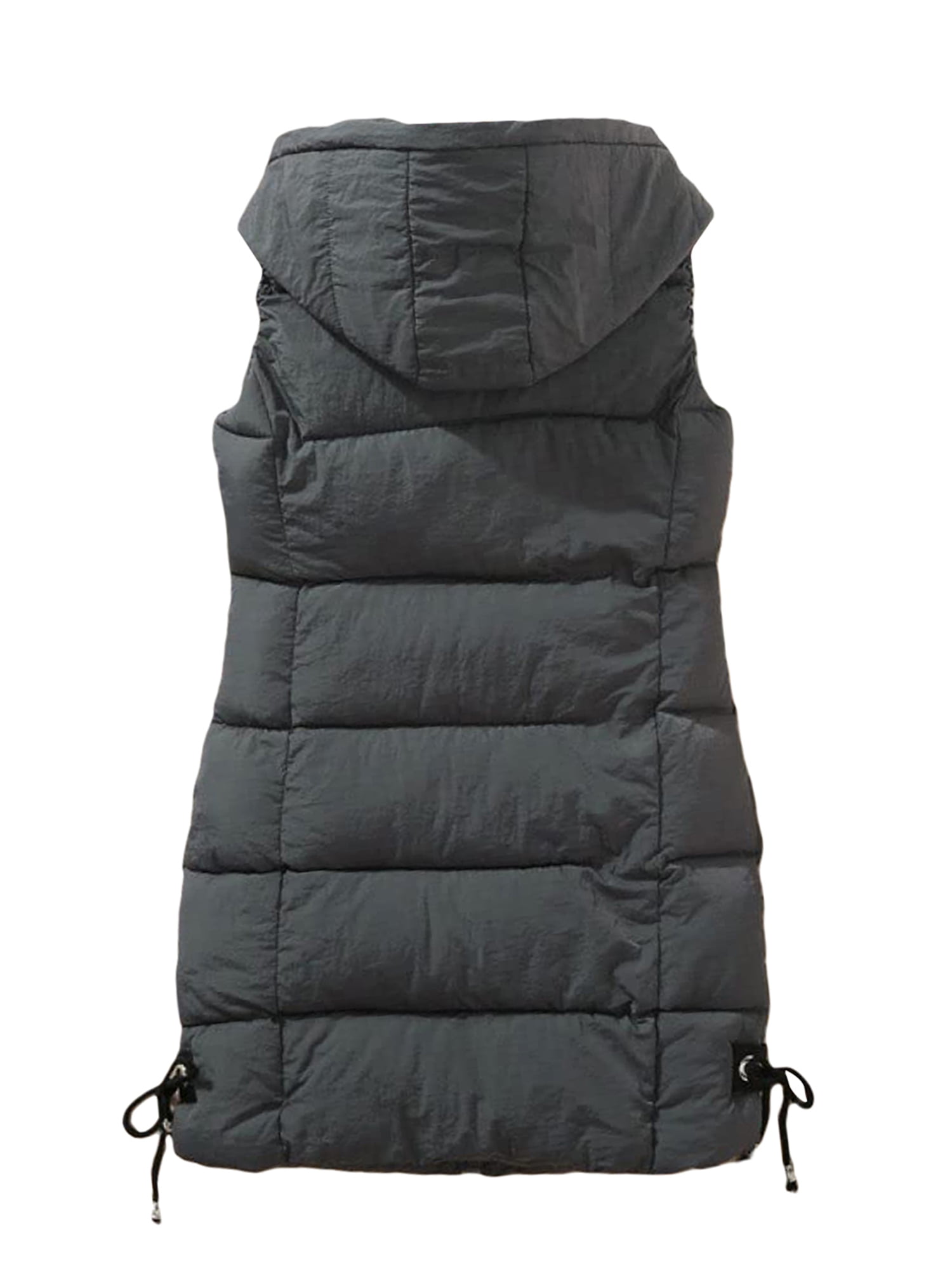 Sunisery Womens Long Puffer Jacket Vest, Quilted Kosovo