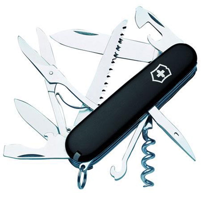 Swiss Army Huntsman Pocket Knife (Black) by Victorinox Swiss Army