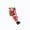 A, variant on KOYPTL 9.8 Inch Climbing Rope Santa Christmas Ornament, Plastic Hanging Santa Figure, Xmas Tree Pendant for Wall, Shop Window, Indoor Home Winter Holiday Scene Layout, Festive Christmas Decorations