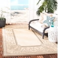 thumbnail image 2 of Safavieh Courtyard Theodore Oriental Indoor/Outdoor Area Rug, Beige/Dark Beige, 4' x 5'7", 2 of 9