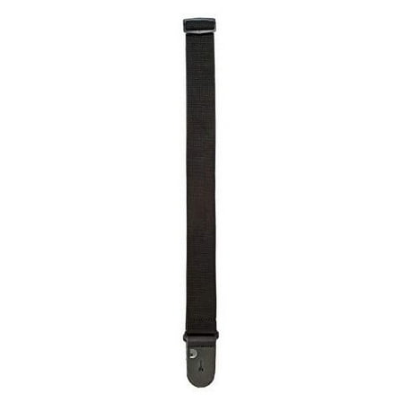 D'Addario Black Polypropylene Guitar Strap Black 2 in.